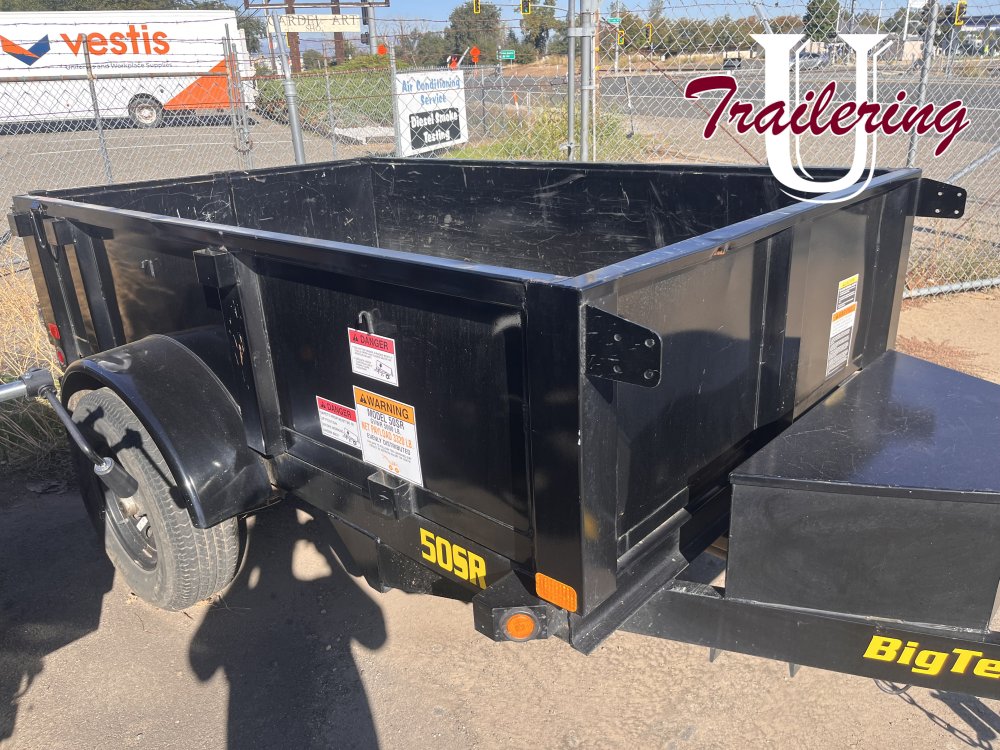 2021 Big Tex 5x8 dump trailer, Used