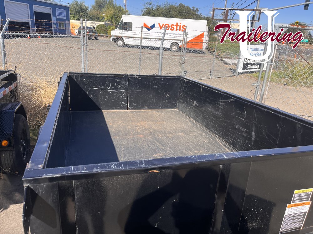2021 Big Tex 5x8 dump trailer, Used