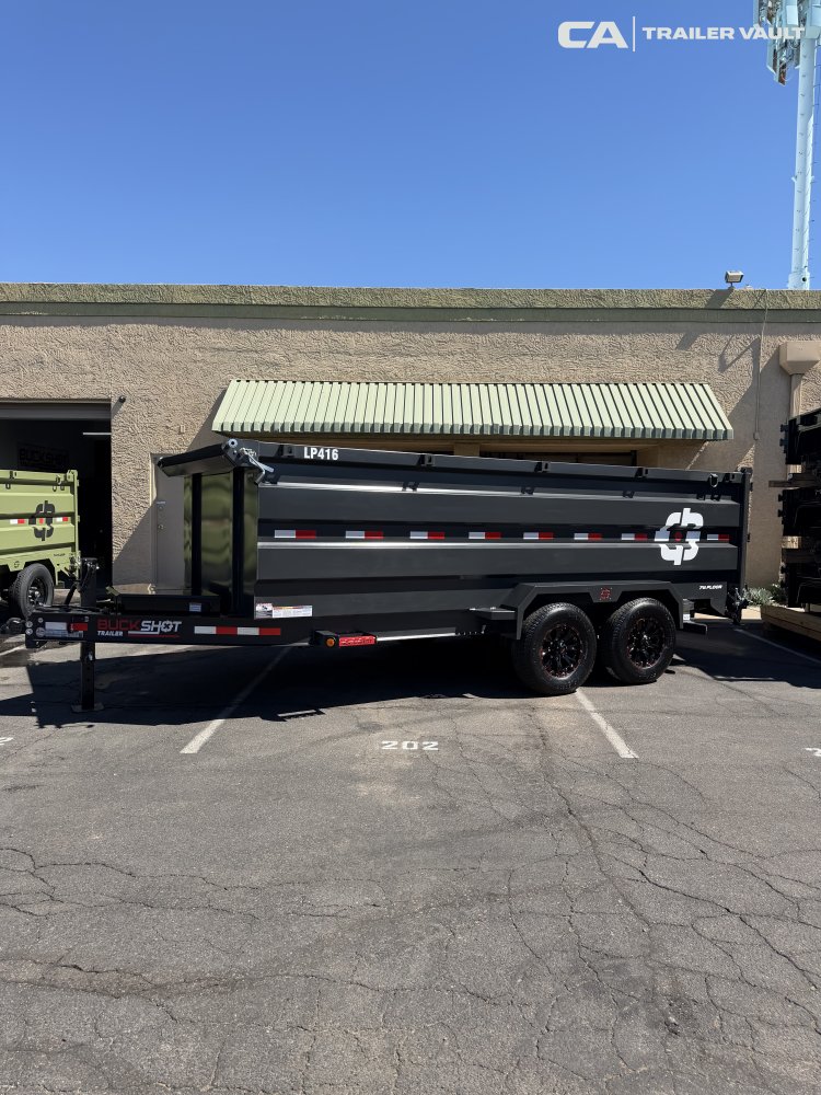 7'x16' Buckshot Trailers Dump