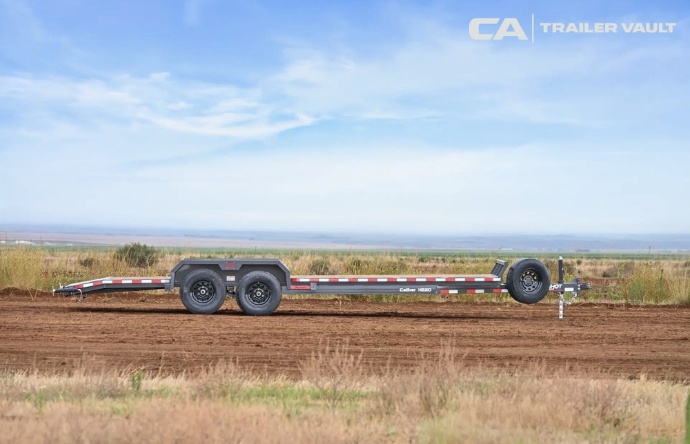 7'x18' Silver Armor Flatbed Car Hauler