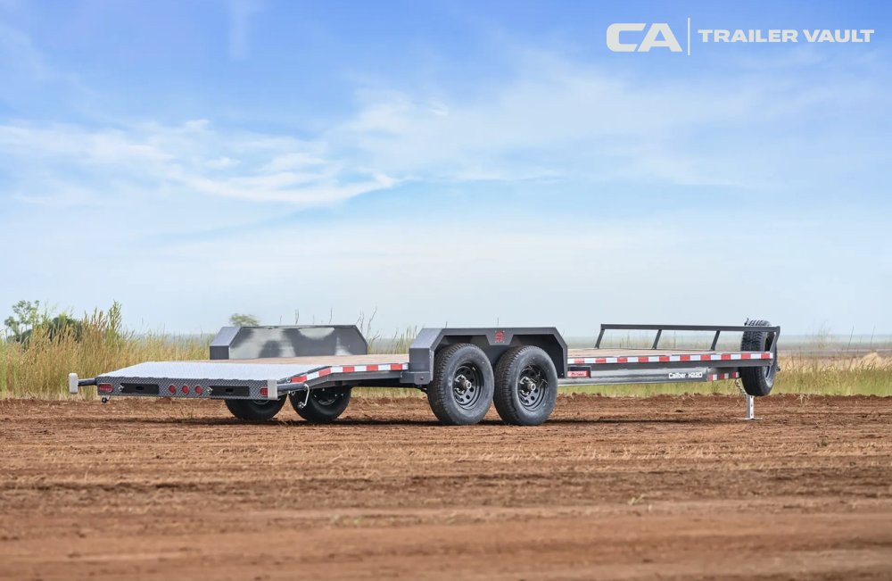 7'x18' Silver Armor Flatbed Car Hauler