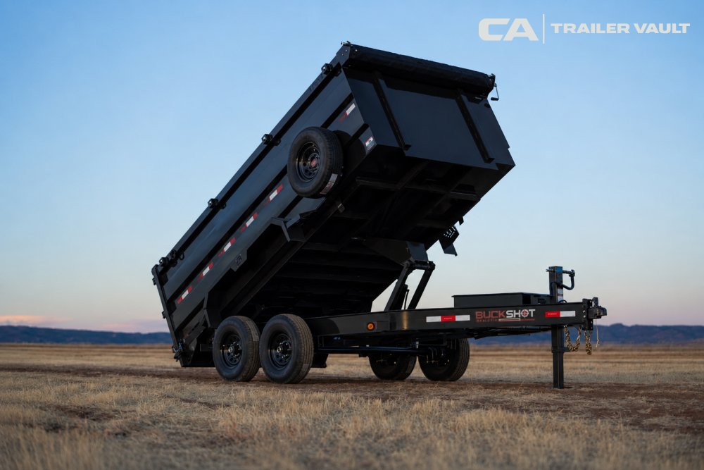 7'x16' Buckshot Trailers Dump