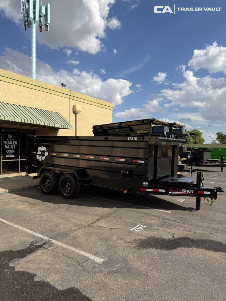 7'x16' Buckshot Trailers Dump