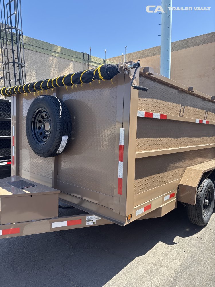 8'x12' PoleStar Trailer Inc Dump