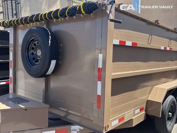 8'x12' PoleStar Trailer Inc Dump