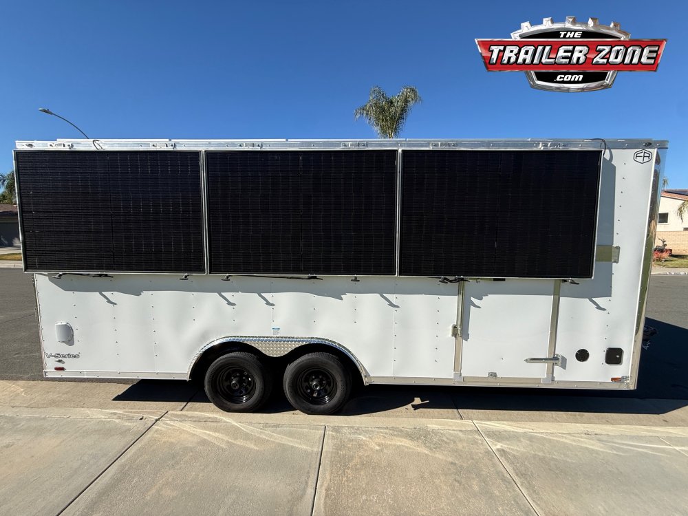 2026 CONTINENTAL CARGO V-SERIES 8.5' x 20' SOLAR ENCLOSED TRAILER