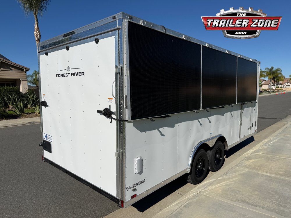 2026 CONTINENTAL CARGO V-SERIES 8.5' x 20' SOLAR ENCLOSED TRAILER