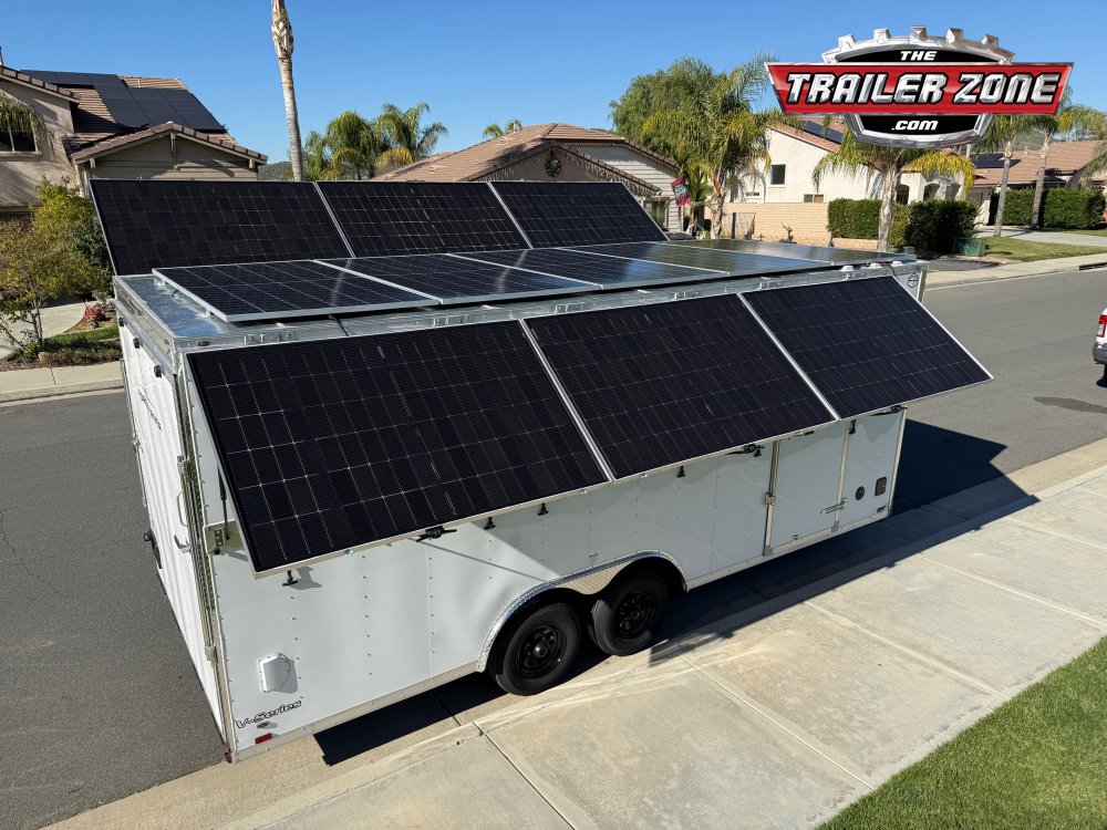 2026 CONTINENTAL CARGO V-SERIES 8.5' x 20' SOLAR ENCLOSED TRAILER