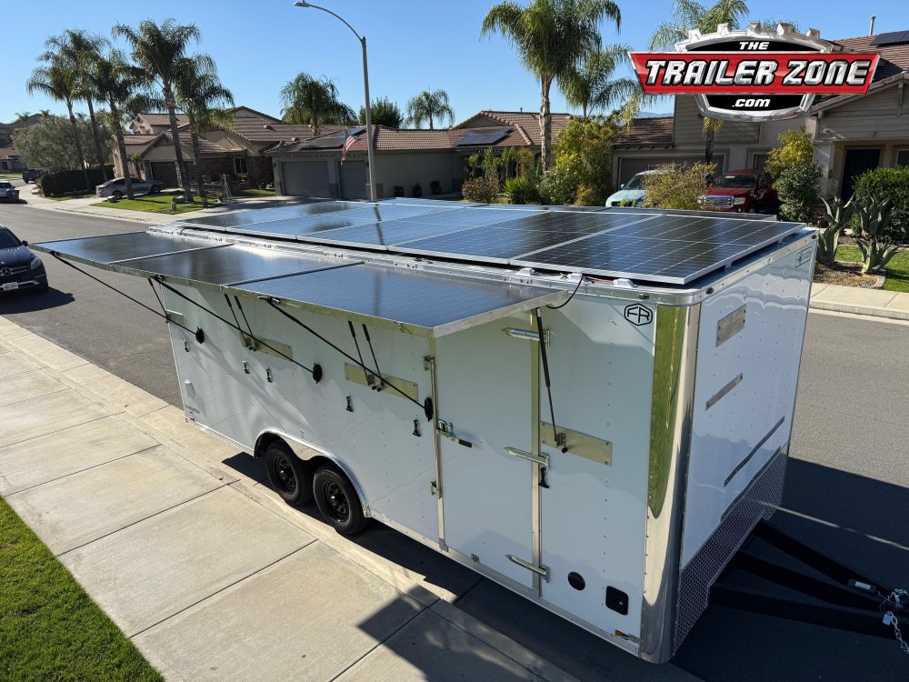 2026 CONTINENTAL CARGO V-SERIES 8.5' x 20' SOLAR ENCLOSED TRAILER