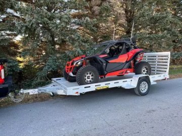 2026 Aluma 8012S BT (Bi-fold Tailgate) Utility Trailer