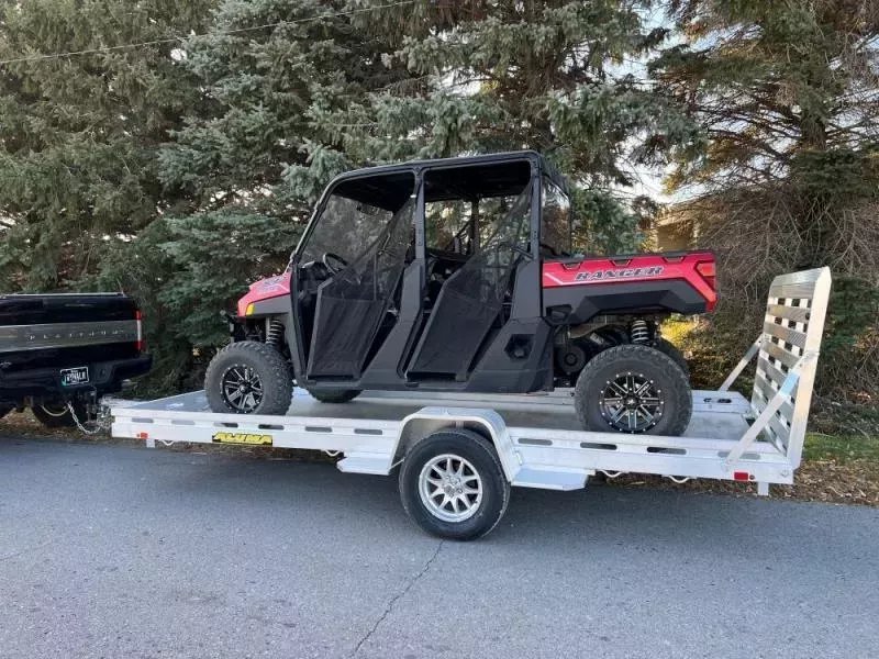 2026 Aluma 8012S BT (Bi-fold Tailgate) Utility Trailer