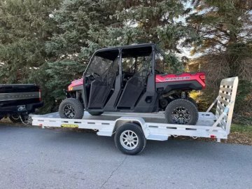 2026 Aluma 8012S BT (Bi-fold Tailgate) Utility Trailer