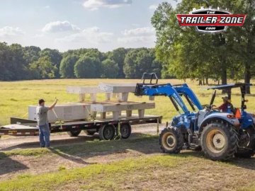 2026 Big Tex Trailers 14OA-24 Deckover Trailer