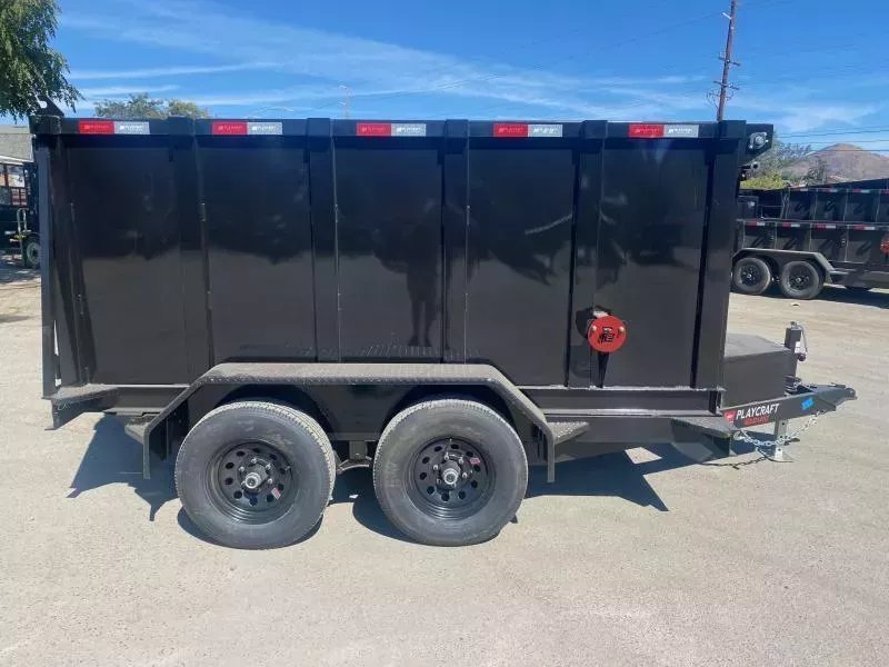 2025 Playcraft 6' x 10' Dump Trailer 4ft Sides