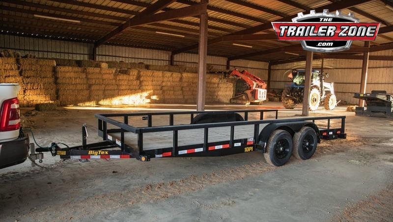 **USED** 2023 BIG TEX 10PI-16' EQUIPMENT UTILITY TRAILER