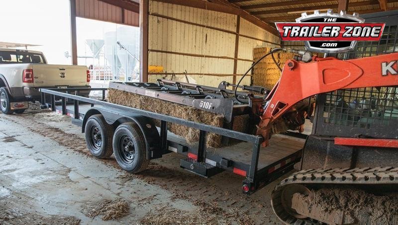 **USED** 2023 BIG TEX 10PI-16' EQUIPMENT UTILITY TRAILER