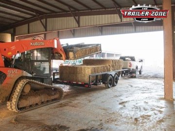 **USED** 2023 BIG TEX 10PI-16' EQUIPMENT UTILITY TRAILER