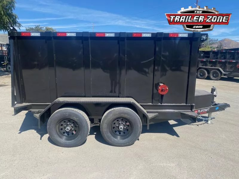 2025 Playcraft 6' x 10' Dump Trailer 4ft Sides