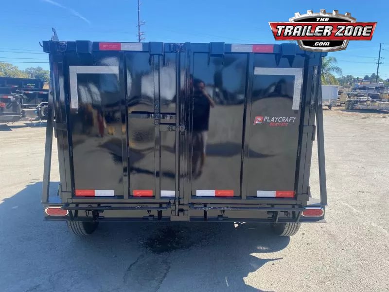 2025 Playcraft 6' x 10' Dump Trailer 4ft Sides