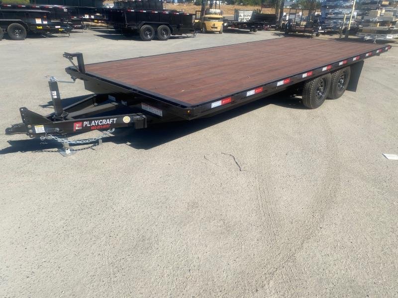 2025 Playcraft 102 X 16 FLATBED TRAILER Deckover Trailer