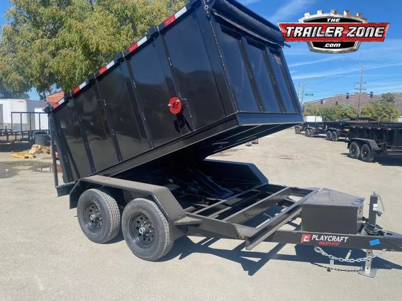 2026 Playcraft 6' x 10' Dump Trailer 4ft Sides