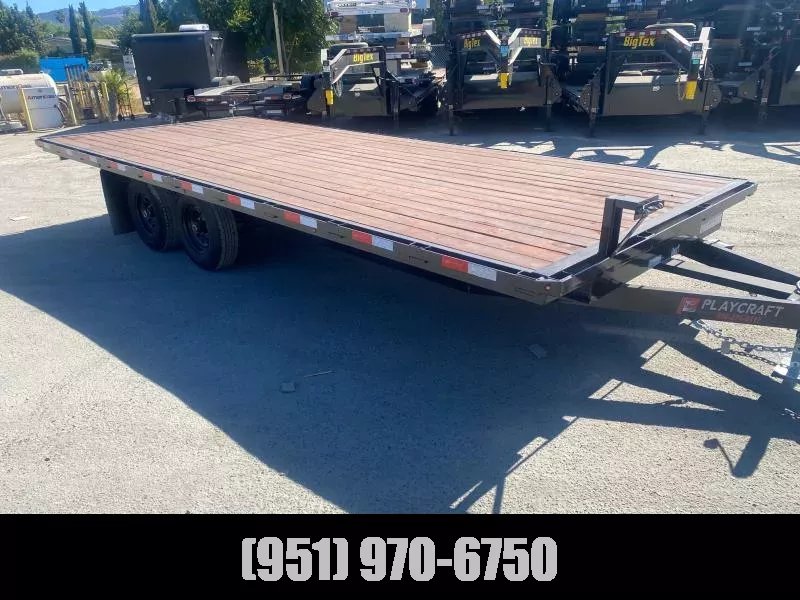 2025 Playcraft 102" X 20' FLATBED Equipment Trailer