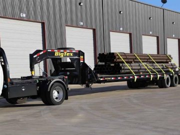 2024 BIG TEX 25GN-30D5A (25'+5') FLATBED GOSENECK TRAILER