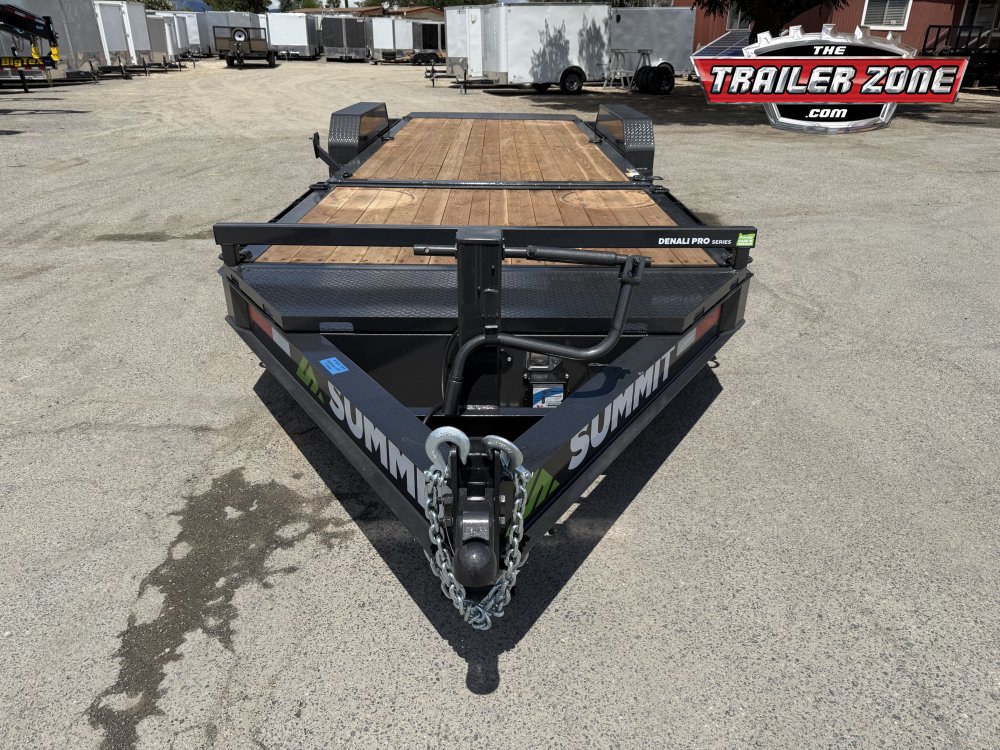 2026 SUMMIT DENALI PRO SPLIT BED 7' x 22' (16'+6') TILT EQUIPMENT TRAILER