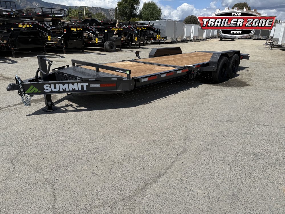 2026 SUMMIT DENALI PRO SPLIT BED 7' x 22' (16'+6') TILT EQUIPMENT TRAILER