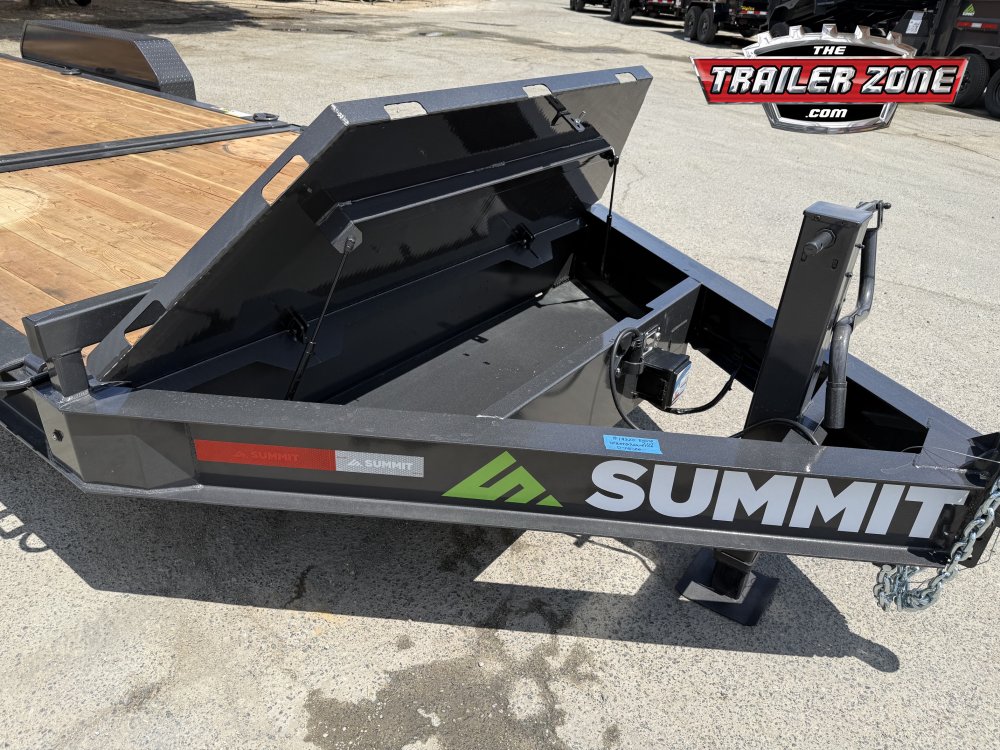 2026 SUMMIT DENALI PRO SPLIT BED 7' x 22' (16'+6') TILT EQUIPMENT TRAILER