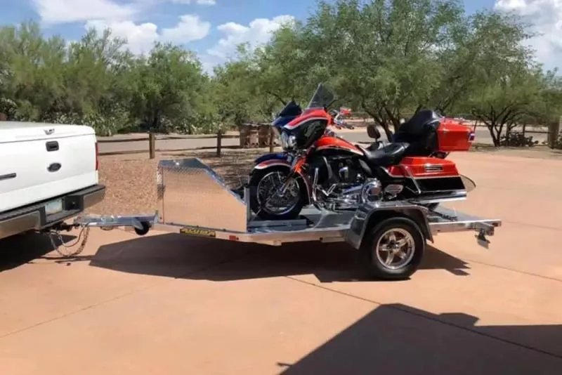 2026 Aluma MC210 Motorcycle Trailer