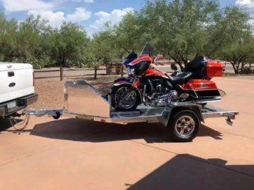 2026 Aluma MC210 Motorcycle Trailer