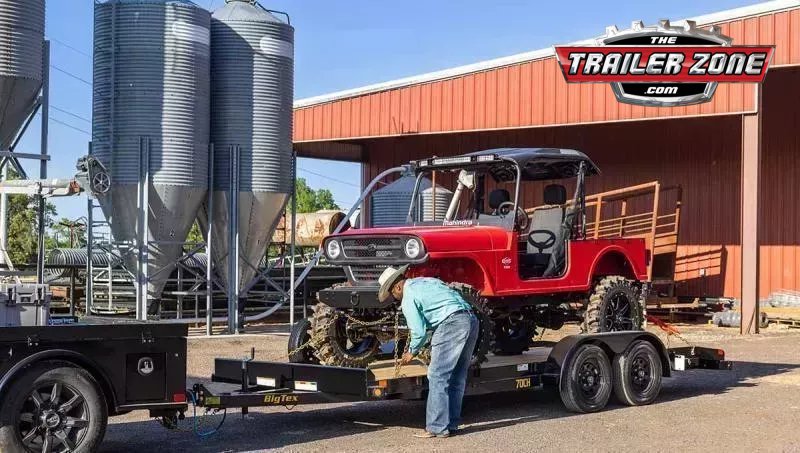 2026 BIG TEX 70CH-16' DT CAR HAULER TRAILER