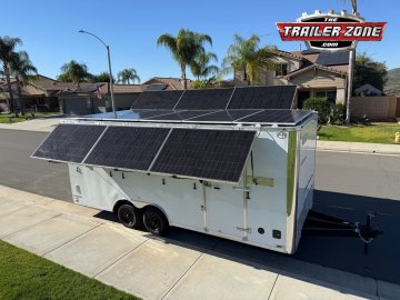 2026 CONTINENTAL CARGO V-SERIES 8.5' x 20' SOLAR ENCLOSED TRAILER