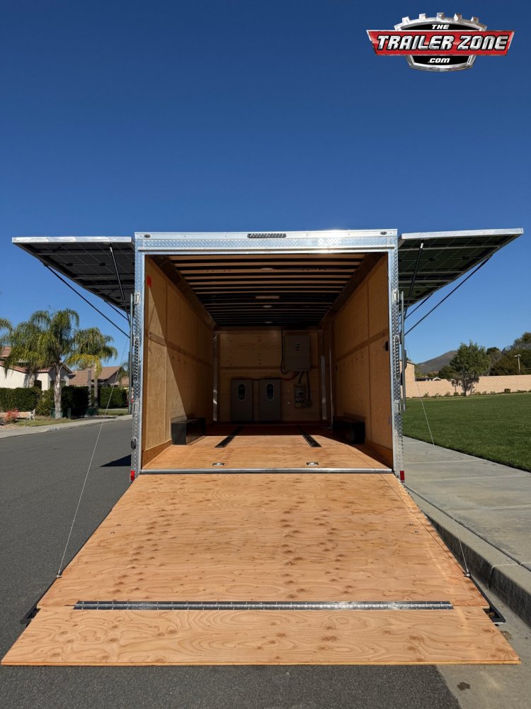 2026 CONTINENTAL CARGO V-SERIES 8.5' x 20' SOLAR ENCLOSED TRAILER