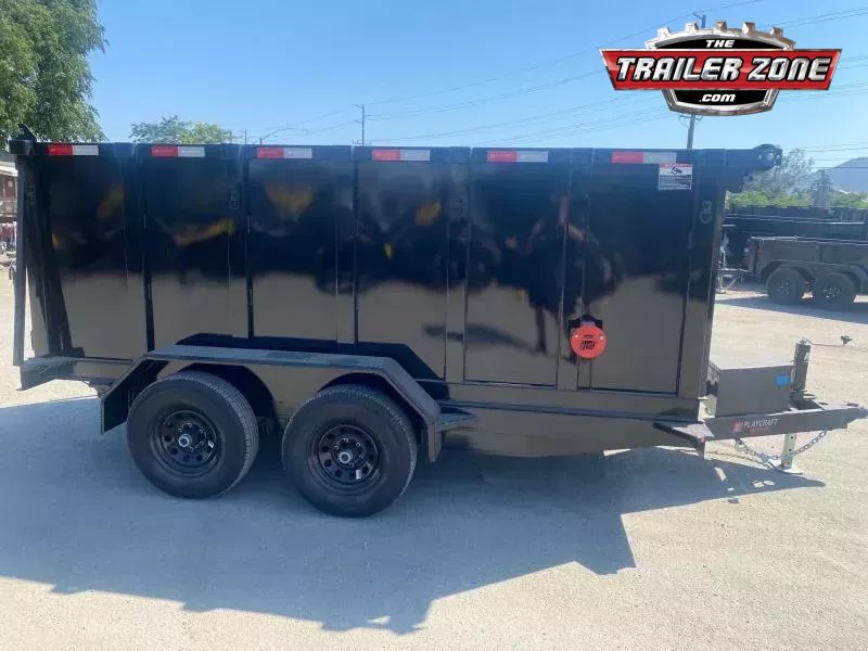2026 PLAYCRAFT 6' x 12' Dump Trailer 4ft Sides