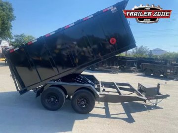 2026 PLAYCRAFT 6' x 12' Dump Trailer 4ft Sides