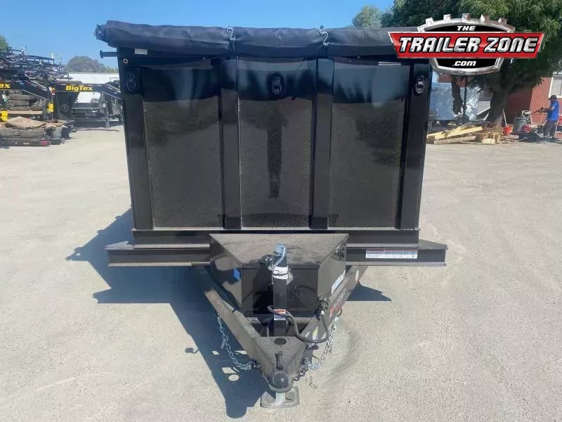 2026 PLAYCRAFT 6' x 12' Dump Trailer 4ft Sides