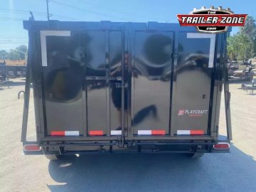 2026 PLAYCRAFT 6' x 12' Dump Trailer 4ft Sides
