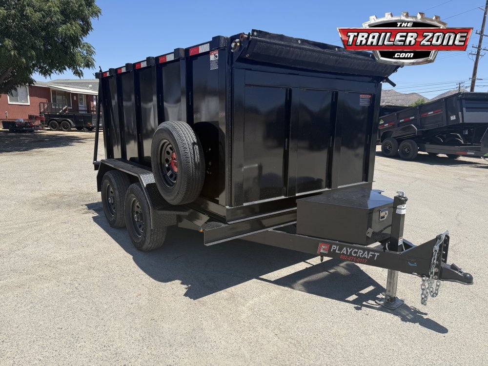 **USED** 2025 Playcraft 6' x 10' Dump Trailer 4ft Sides