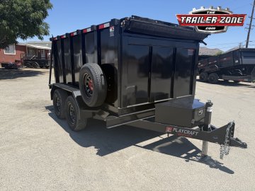 **USED** 2025 Playcraft 6' x 10' Dump Trailer 4ft Sides