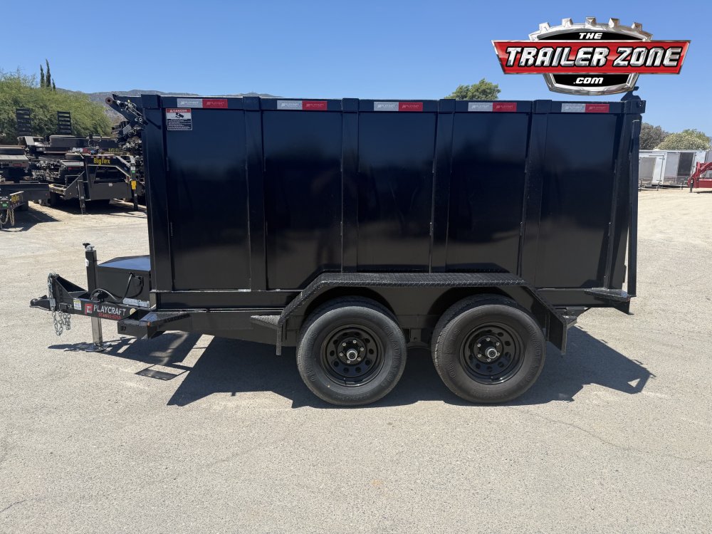 **USED** 2025 Playcraft 6' x 10' Dump Trailer 4ft Sides