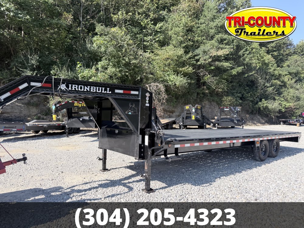 8.5'x25' Iron Bull Gooseneck Deckover