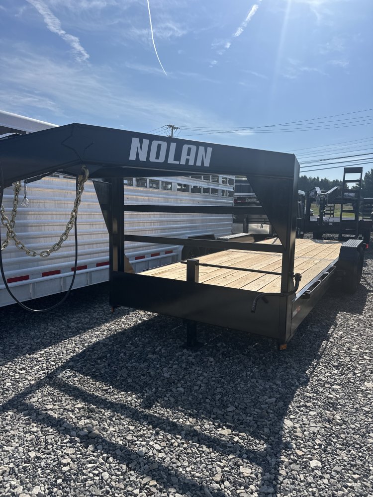 2025 Nolan Manufacturing 7X22 14K Gooseneck Equipment W/Ramps