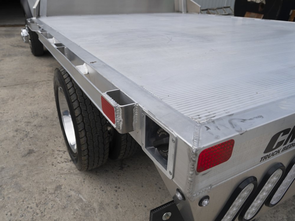 2025 CM Truck Beds AL RS All Aluminum Flat Deck Body