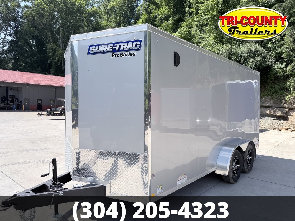 7'x16' Sure-Trac Enclosed