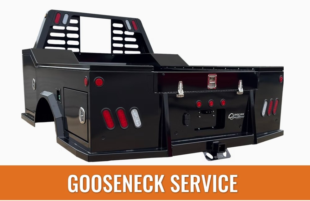 2026 Carolina Custom Gooseneck Service Body 9'4/8'/60/34 Tradesman Style