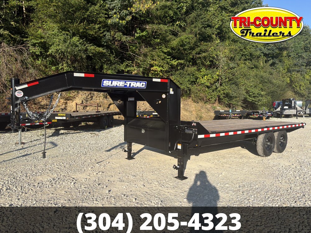 8.5'x18' Sure-Trac Gooseneck Deckover