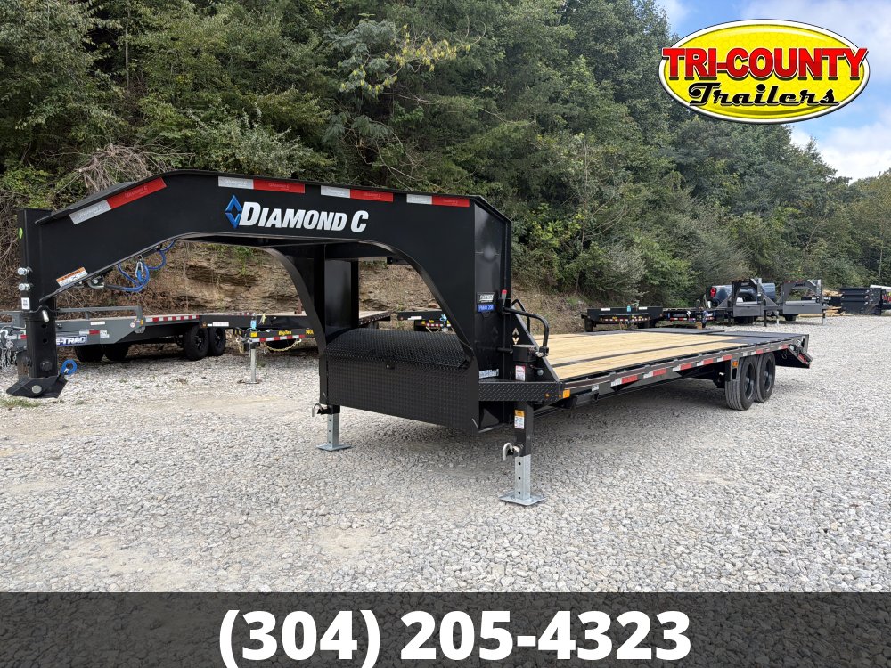 102"x25' Diamond C Gooseneck Deckover