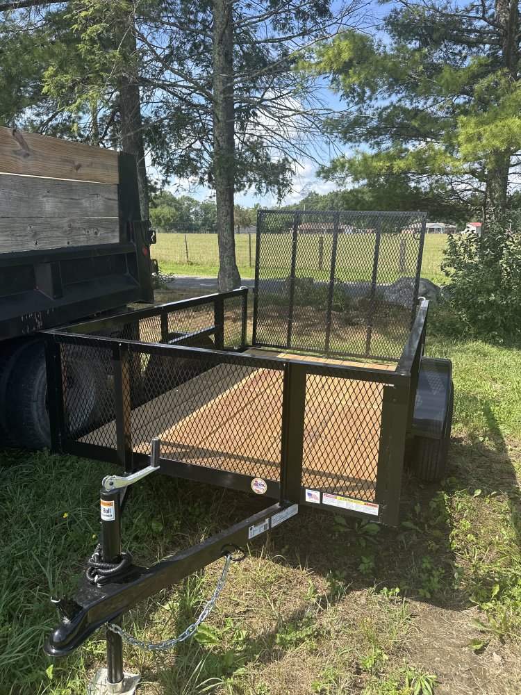 2025 Triple Crown Trailers U5X8 Utility W/2' Mesh Sides 3K